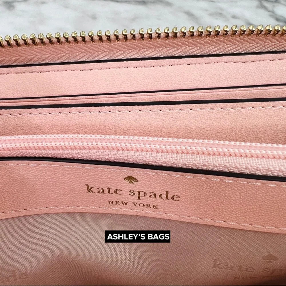 Kate Spade Madison Large Continental Wallet In Conch Pink